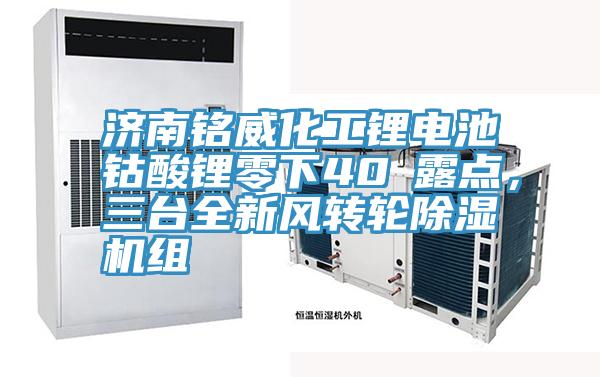 濟南銘威化工鋰電池鈷酸鋰零下40℃露點，三台全新風轉輪PICACG哔咔官网入口組