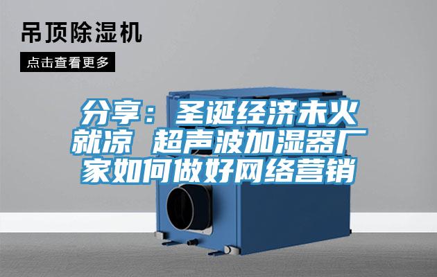 分享：聖誕經濟未火就涼 超聲波加濕器廠家如何做好網絡營銷