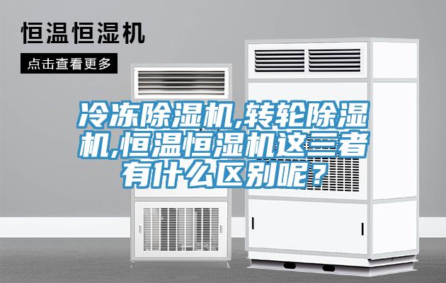 冷凍PICACG哔咔官网入口,轉輪PICACG哔咔官网入口,恒溫恒濕機這三者有什麽區別呢？