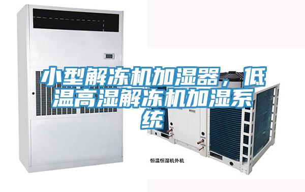 小型解凍機加濕器，低溫高濕解凍機加濕係統