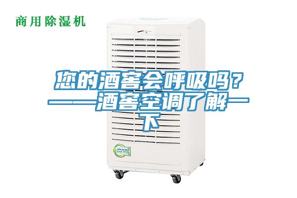 您的酒窖會呼吸嗎？——酒窖空調了解一下