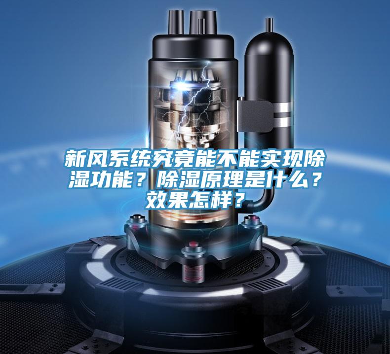 新風係統究竟能不能實現除濕功能？除濕原理是什麽？效果怎樣？