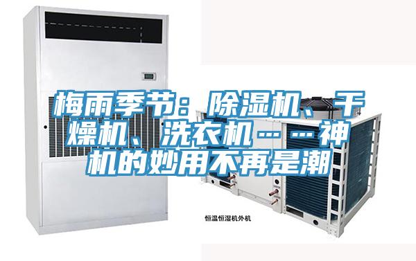 梅雨季節：PICACG哔咔官网入口、幹燥機、洗衣機……神機的妙用不再是潮