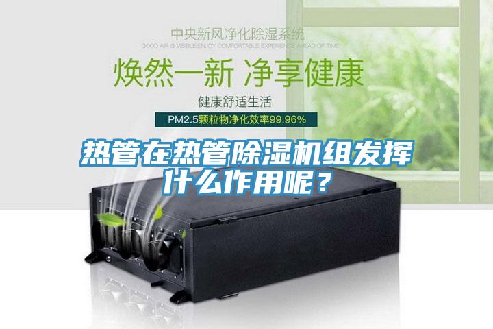 熱管在熱管PICACG哔咔官网入口組發揮什麽作用呢？