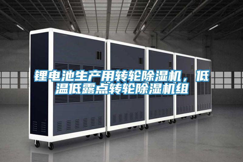 鋰電池生產用轉輪PICACG哔咔官网入口，低溫低露點轉輪PICACG哔咔官网入口組