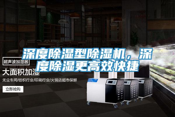 深度除濕型PICACG哔咔官网入口，深度除濕更高效快捷