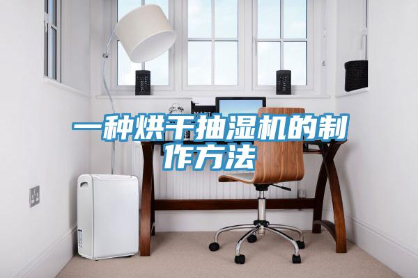 一種烘幹抽濕機的製作方法