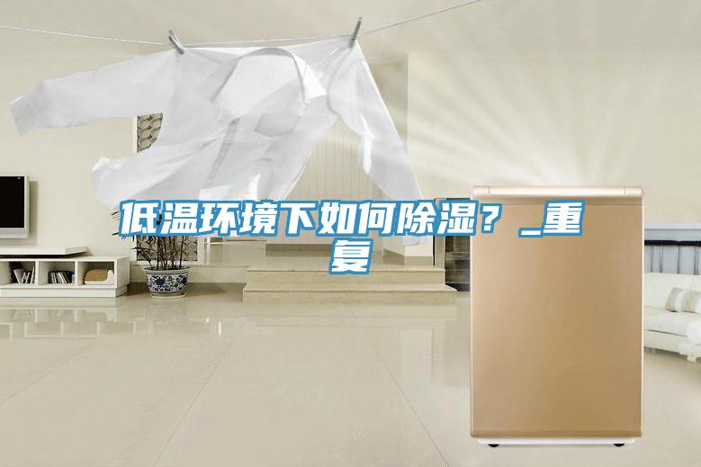 低溫環境下如何除濕？_重複