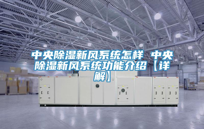 中央除濕新風係統怎樣 中央除濕新風係統功能介紹【詳解】