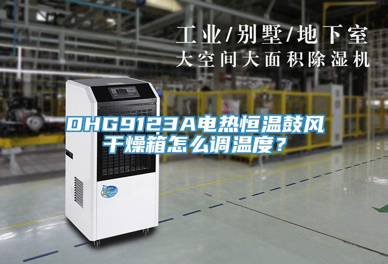 DHG9123A電熱恒溫鼓風幹燥箱怎麽調溫度？