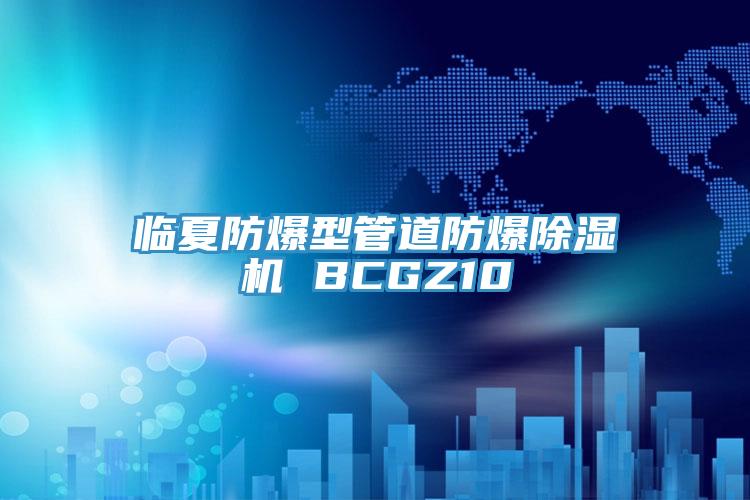 臨夏防爆型管道防爆PICACG哔咔官网入口 BCGZ10