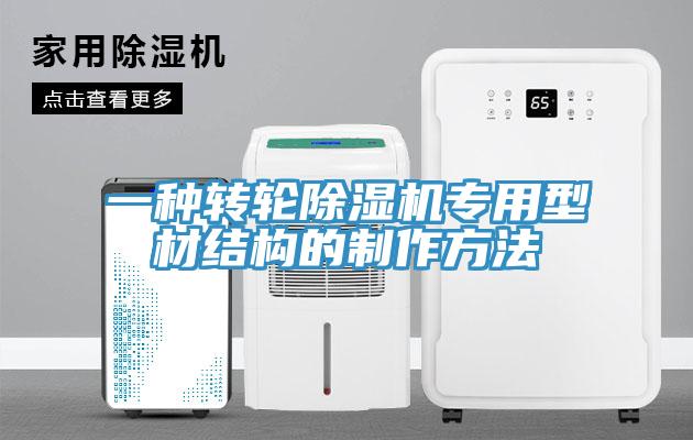 一種轉輪PICACG哔咔官网入口專用型材結構的製作方法