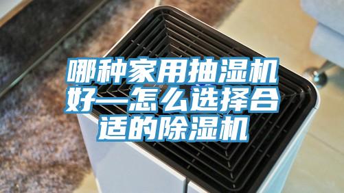 哪種家用抽濕機好—怎麽選擇合適的PICACG哔咔官网入口