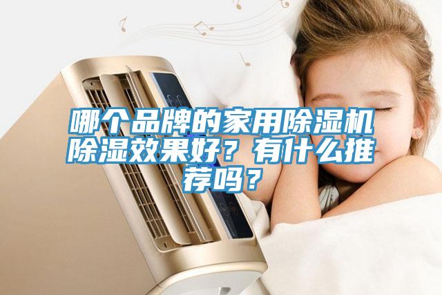 哪個品牌的家用PICACG哔咔官网入口除濕效果好？有什麽推薦嗎？