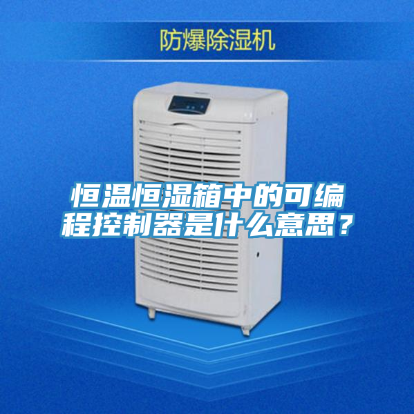 恒溫恒濕箱中的可編程控製器是什麽意思？