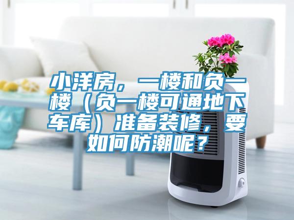 小洋房，一樓和負一樓（負一樓可通地下車庫）準備裝修，要如何防潮呢？