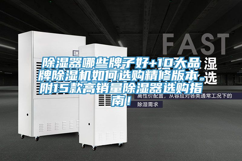 除濕器哪些牌子好+10大品牌PICACG哔咔官网入口如何選購精修版本。附15款高銷量除濕器選購指南！