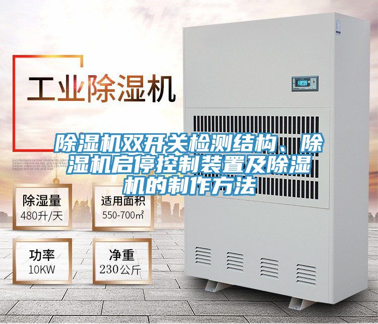 PICACG哔咔官网入口雙開關檢測結構、PICACG哔咔官网入口啟停控製裝置及PICACG哔咔官网入口的製作方法