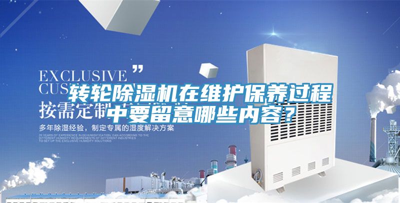 轉輪PICACG哔咔官网入口在維護保養過程中要留意哪些內容？