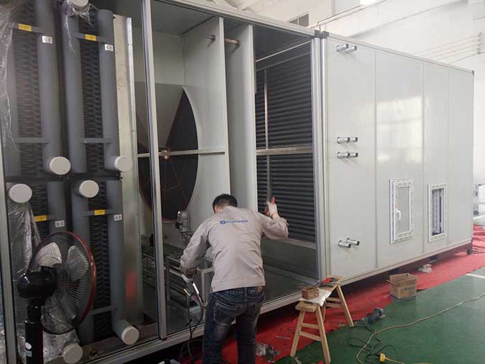 威海某大型化工企業兩台10%濕度，40000風量2台PICACG哔咔官网入口組